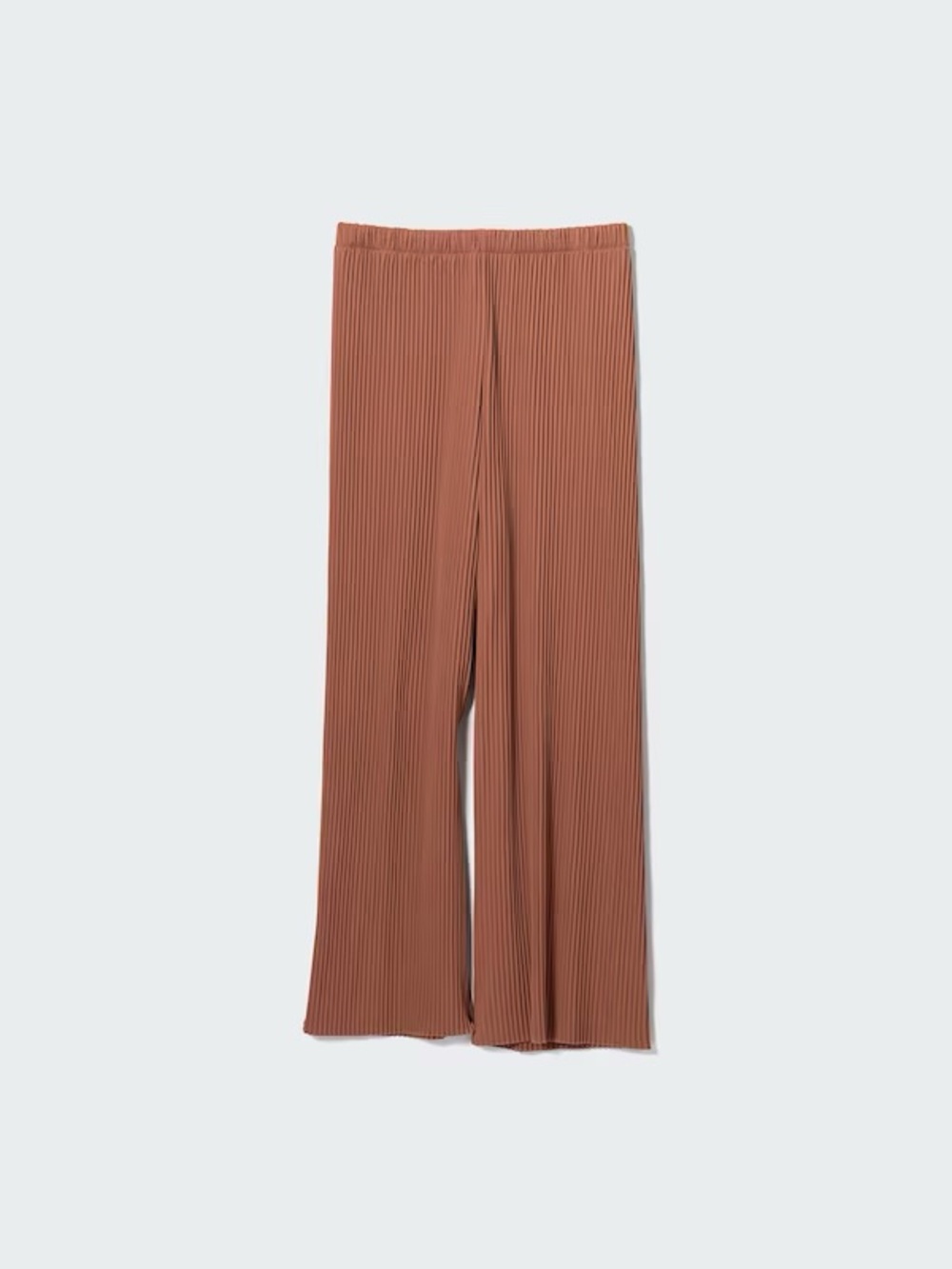UNIQLO Women Pleated Straight Pants | Brown